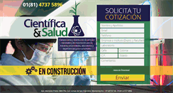 Desktop Screenshot of cientificaysalud.com